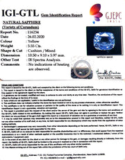 5.55/CT Natural Blue Sapphire With Govt Lab Certificate-BLUSA9A