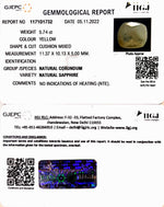 Load image into Gallery viewer, 5.74/CT Natural Ceylonese Pukhraj with Govt Lab Certificate-6771

