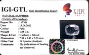 1.88/CT Natural Pink Sapphire with Govt Lab Certificate-16650