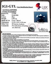 6.65 Ratti Natural Neelam with Govt Lab Certificate-(2331)