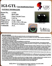 5.82 Ratti Natural Tourmaline With Govt. Lab Certificate-(1221)