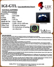 8.47 Ratti Natural Neelam with Govt Lab Certificate-(2331)