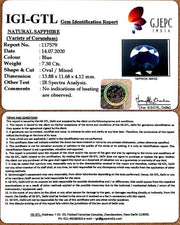 8.10 Ratti Natural Neelam with Govt Lab Certificate-(2331)