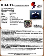 8.14 Ratti Natural Neelam with Govt Lab Certificate-(2331)