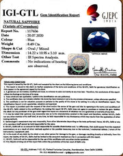 9.42 Ratti Natural Neelam with Govt Lab Certificate-(1221)