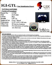 6.51 Ratti Natural Neelam with Govt Lab Certificate-(2331)