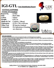 7.24 Ratti Natural Ceylonese Pukhraj Stone with Govt Lab Certificate-(6771)