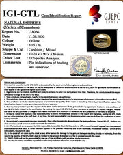 3.49 Ratti Natural Ceylonese Pukhraj Stone with Govt Lab Certificate-(6771)