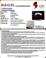 Load image into Gallery viewer, 3.09/CT Natural Ruby with Govt Lab Certificate (4551)
