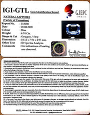 4.74/CT Natural Neelam with Govt Lab Certificate-BLUSA9A