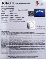 Load image into Gallery viewer, 11.03 Ratti Natural Blue Sapphire with Govt Lab Certificate-(2331)
