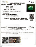 Load image into Gallery viewer, 7.62/CT Natural Panna Stone with Govt. Lab Certificate-11925D48084