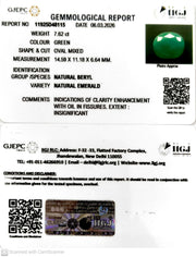 7.62/CT Natural Panna Stone with Govt. Lab Certificate-11925D48115