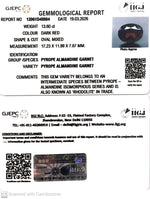 Load image into Gallery viewer, 13.60/CT Natural Rhodolite Garnet Stone with Govt Lab Certificate-12061D48984