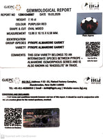 Load image into Gallery viewer, 7.16/CT Natural Rhodolite Garnet Stone with Govt Lab Certificate-12061D48987