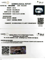 Load image into Gallery viewer, 4.03/CT Natural Zircon with Govt. Lab certificate-12061D49006