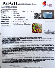 7.20 Ratti Natural Blue Sapphire With Govt Lab Certified-(6771)