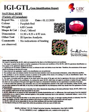 5.36 Ratti Natural Neo Burma Ruby with Govt. Lab Certificate-(3441)