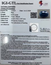 9.13 Ratti Natural Blue Sapphire with Govt Lab Certificate-(2331)