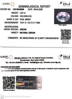 Load image into Gallery viewer, 5.62/CT Natural Zircon with Govt. Lab certificate-12313D49899