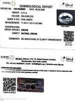 Load image into Gallery viewer, 5.75/CT Natural Zircon with Govt. Lab certificate-12313D49902