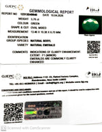 Load image into Gallery viewer, 5.76/CT Natural Panna Stone with Govt. Lab Certificate-12313D49940
