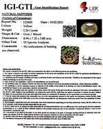 Load image into Gallery viewer, 2.50 Ratti Natural yellow sapphire with Govt Lab Certificate-(YELSA9S)
