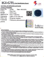 Load image into Gallery viewer, 11.64 Ratti Natural Scapolite Cat&#39;s Eye with Govt. Lab Certified-(1221)
