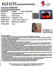 6.49 Ratti Natural Hessonite with Govt. Lab Certificate-(1221)