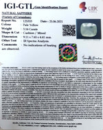 Load image into Gallery viewer, 3.16/CT Natural Ceylonese Pukhraj with Govt Lab Certificate-6771
