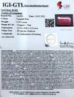 Load image into Gallery viewer, 10.31 Ratti Natural new burma Ruby with Govt. Lab Certificate-(2331)
