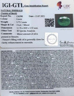 Load image into Gallery viewer, 3.73/CT Natural Panna Stone with Govt. Lab Certified-(4551)
