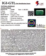 Load image into Gallery viewer, 5.57/CT Natural Panna Stone with Govt. Lab Certified-(2331)
