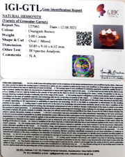 5.00/CT Natural Govt. Lab Certified Ceylonese Gomed-(1221)
