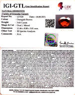 Load image into Gallery viewer, 3.65/CT Natural Govt. Lab Certified Ceylonese Gomed-(1221)
