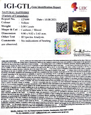 5.00/CT Natural Ceylonese Pukhraj with Govt Lab Certificate-78810