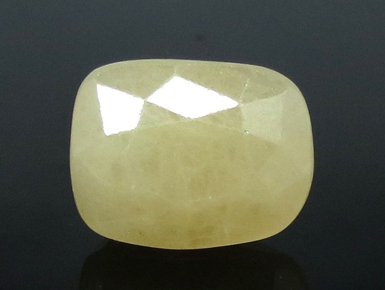 8.26/CT Natural Yellow Sapphire with Govt Lab Certificate-(1221)