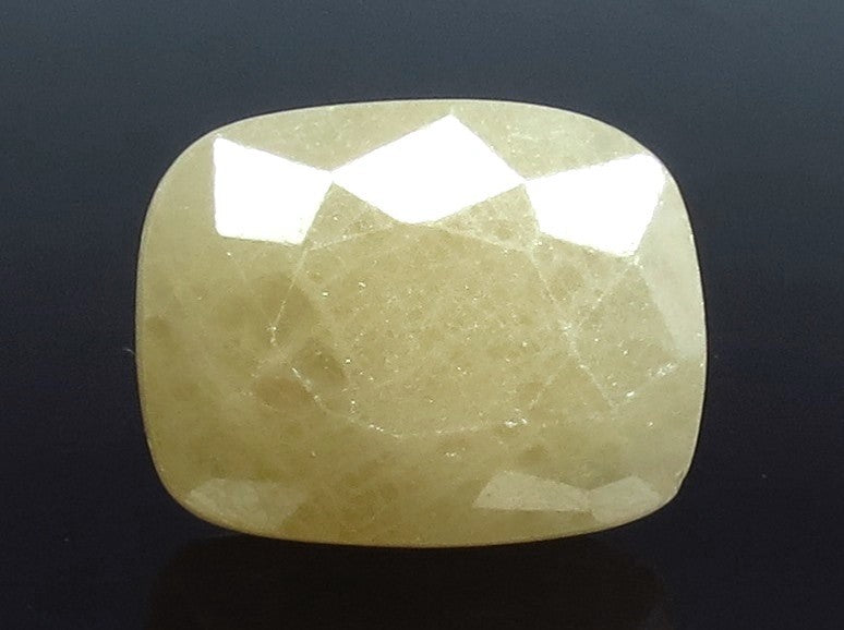 10.91/CT Natural Yellow Sapphire with Govt Lab Certificate-(1221)