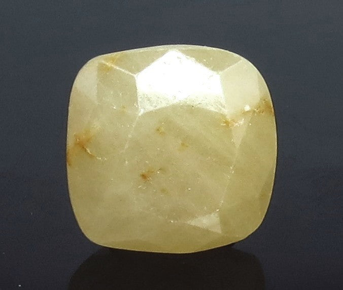 8.49/CT Natural Yellow Sapphire with Govt Lab Certificate-(1221)