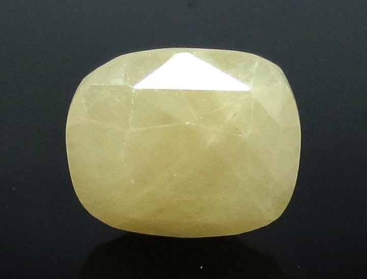 8.11/CT Natural Yellow Sapphire with Govt Lab Certificate-(1221)