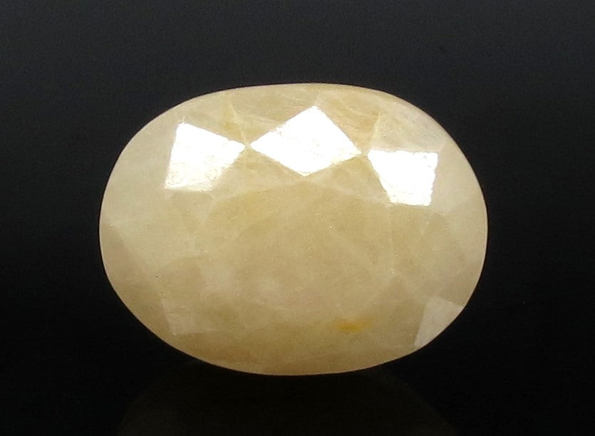8.59/CT Natural Yellow Sapphire with Govt Lab Certificate-(1221)