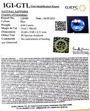 5.15/CT Neelam stone with Govt. Lab certificate-BLUSA9A