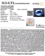 Load image into Gallery viewer, 4.10/CT Nature Neelam with Govt Lab Certificate-BLUSA9W
