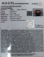Load image into Gallery viewer, 2.49/CT Natural Scapolite Cat&#39;s Eye with Govt. Lab Certified-(1221)
