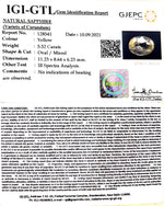 Load image into Gallery viewer, 5.52/CT Natural Ceylonese Pukhraj with Govt Lab Certificate-YELSA9V
