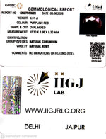 Load image into Gallery viewer, 4.91/CT Natural Ruby Stone with Govt. Lab Certificate-12927D53221