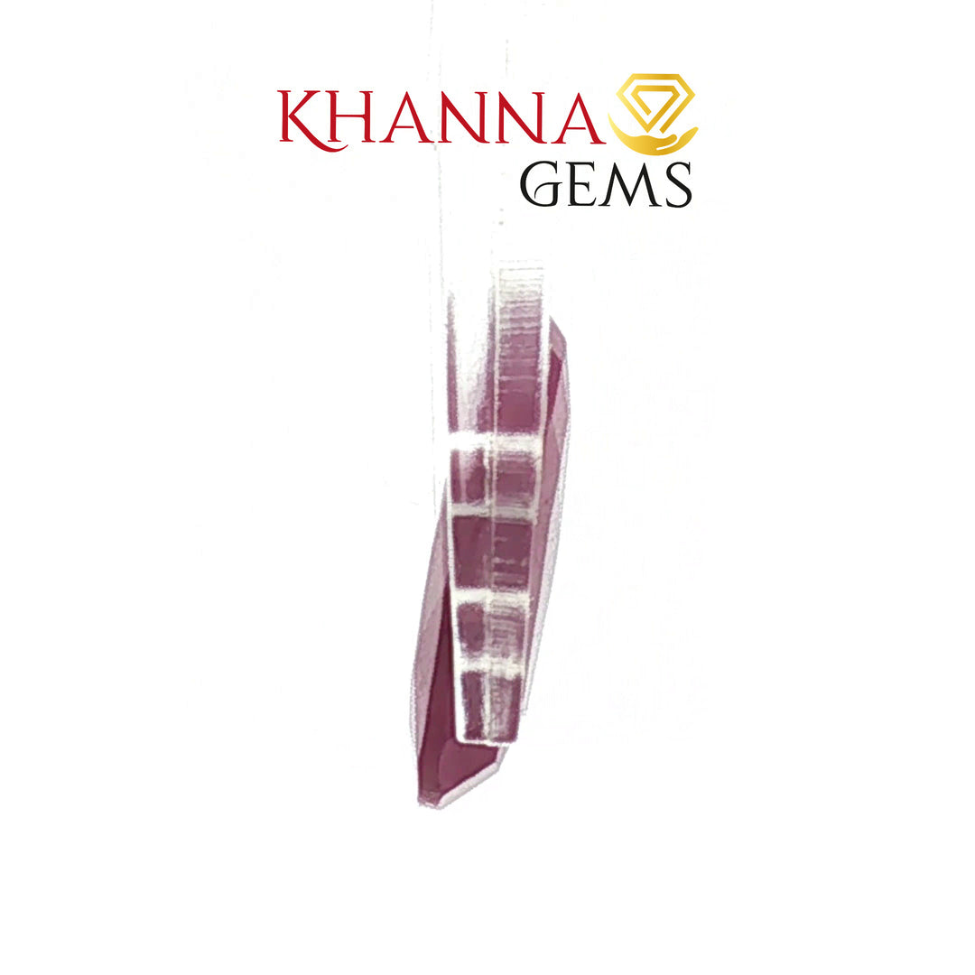 3.93/CT Natural Ruby Stone with Govt. Lab Certificate-12927D53227