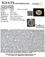 Load image into Gallery viewer, 4.03/CT Natural Ceylonese Pukhraj with Govt Lab Certificate-4551
