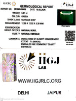 Load image into Gallery viewer, 6.61/CT Natural Panna Stone with Govt. Lab Certificate-13108D53933
