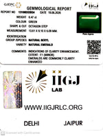 Load image into Gallery viewer, 6.47/CT Natural Panna Stone with Govt. Lab Certificate-13108D53934